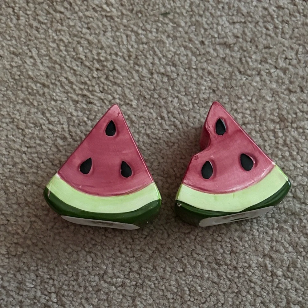 Watermelon Slice Salt and Pepper Shakers